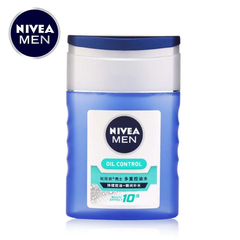 Nivea/妮维雅 男士多重控油水125ml 持续控油 瞬间补水