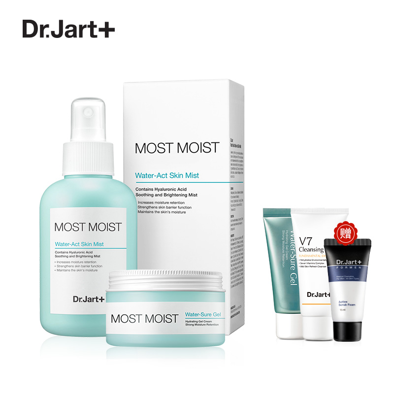 Dr.Jart+/蒂佳婷水润修护套装 保湿多效水凝喷雾150ml修护霜100ml