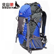 Túi đeo leo núi Beishan Sói 60L Du lịch ngoài trời Đi xe đạp Ba lô Trekking Ba lô Nam và Nữ 50L Siêu nhẹ Công suất lớn - Ba lô