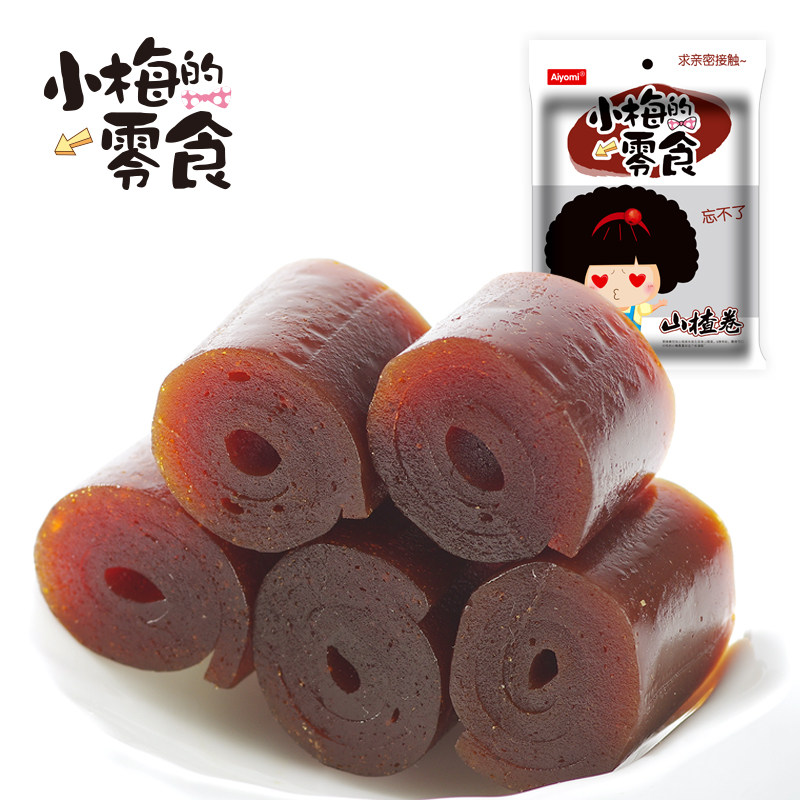 【天猫超市】哎哟咪蜜饯果干 山楂卷200g/袋 小梅的零食休闲零食