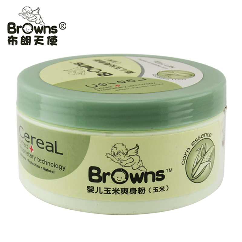 【天猫超市】布朗天使婴儿玉米爽身粉（玉米）140g去湿止痒