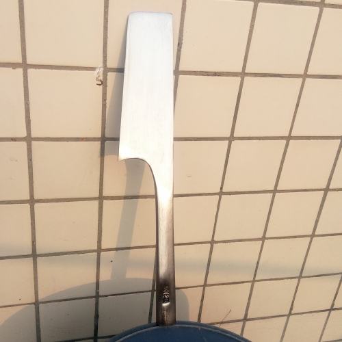 Dazu County, Chongqing Longshui Meng Chuanguo white hook-shaped single-sided brick knife brick tile knife wall knife brick masonry tools
