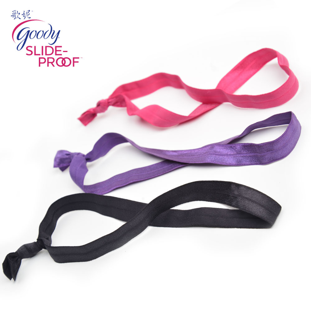 美国Goody歌妮零压力发带 Ouchless柔韧 高弹力打结头带头绳 进口