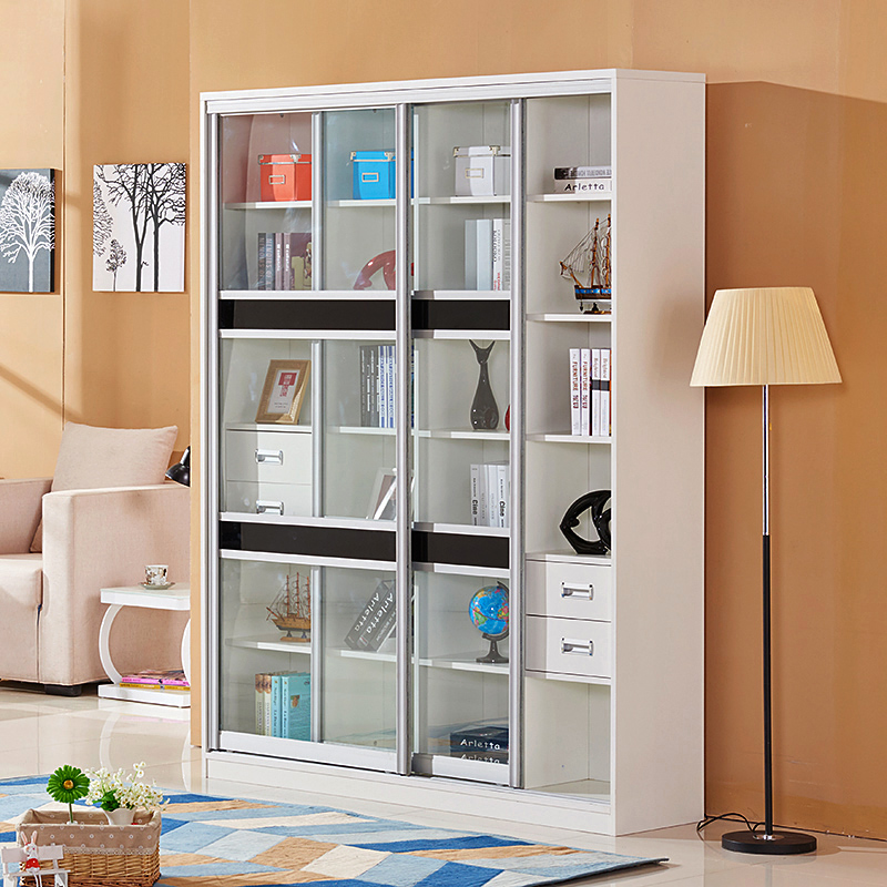 Usd 1225 04 Mei Fu Hao Combination Sliding Door Bookcase Tempered