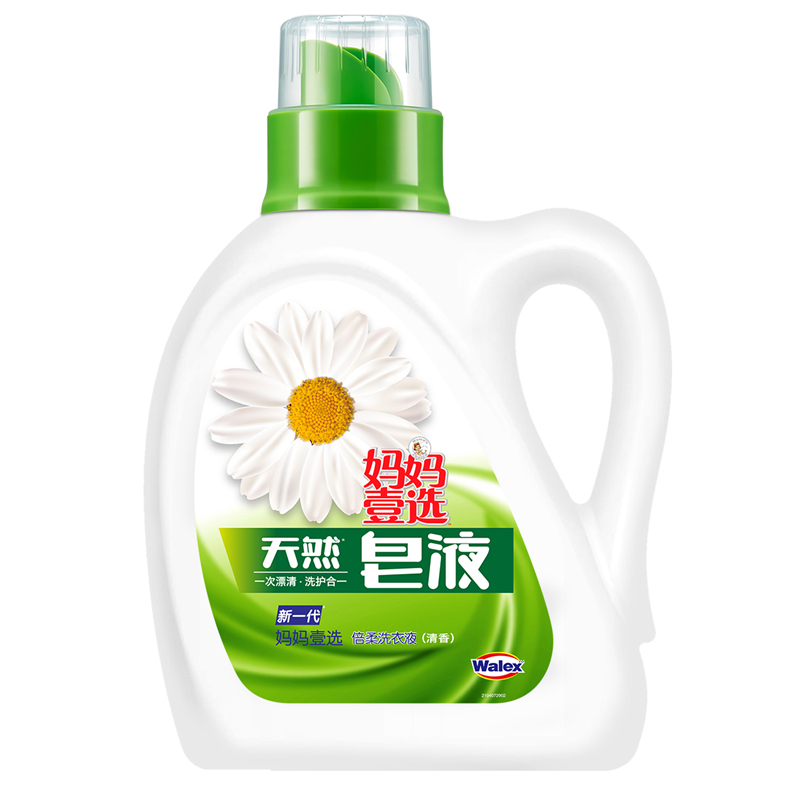 【天猫超市】妈妈壹选一次漂清洗护合一天然洗衣皂液倍柔清香828g