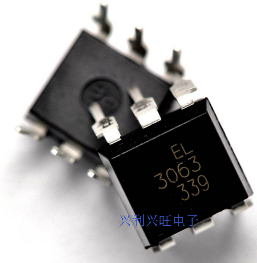 Straight inserts EL3063 optoelectronics couplers and instrumental semiconductor control rectifiers driving flip flotors imported original DIP-6