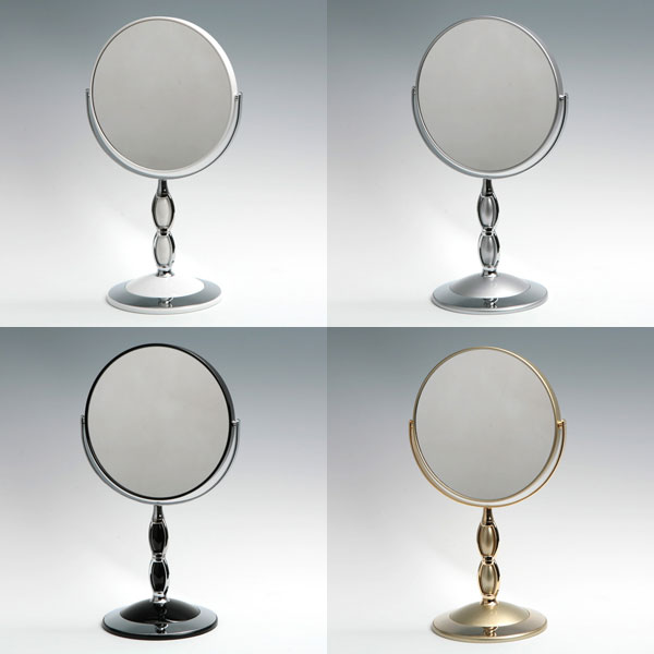 PBH desktop makeup mirror European mirror Double-sided makeup mirror isometric 5x magnification dual-use