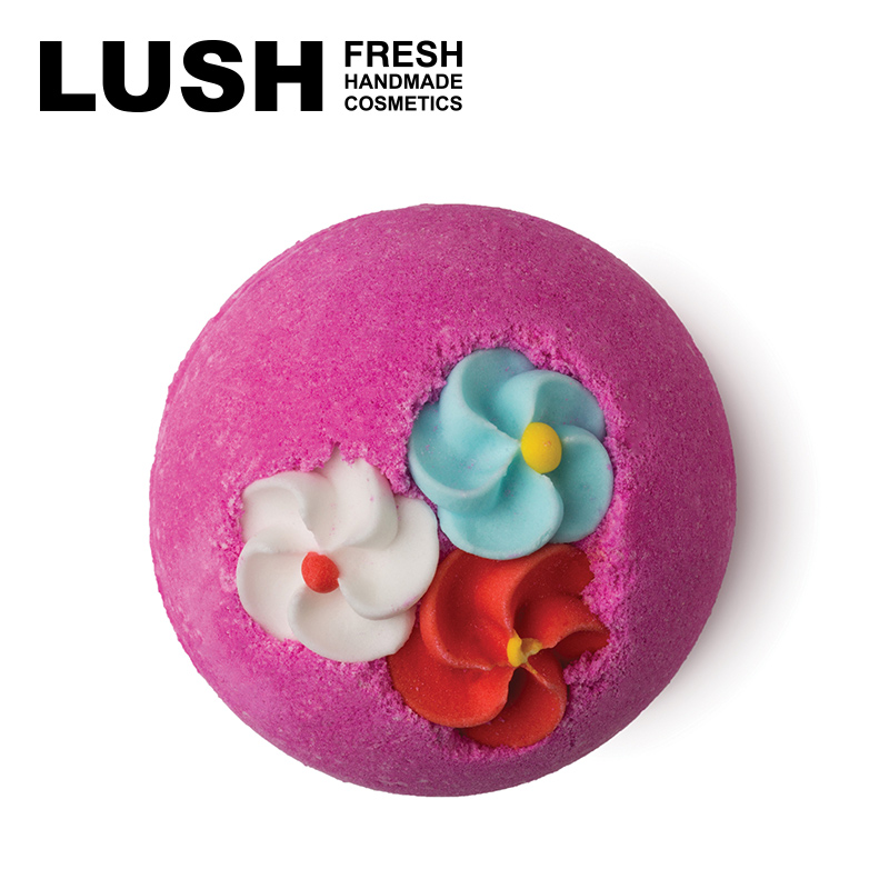 LUSH岚舒 英国正品 粉红梦乡汽泡弹 滋润香薰滋润沐浴泡澡浴弹