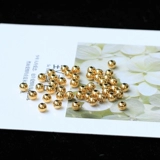 Золотое украшение-шарик, аксессуары, желтые глянцевые бусины