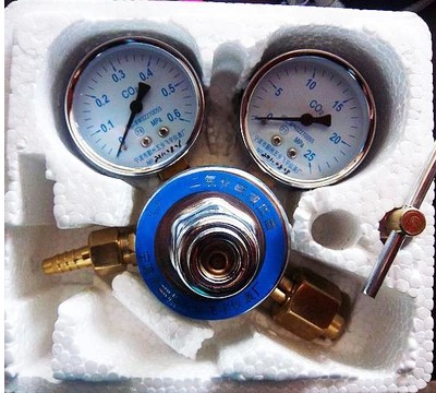 Carbon dioxide meter pressure reducer does not heat