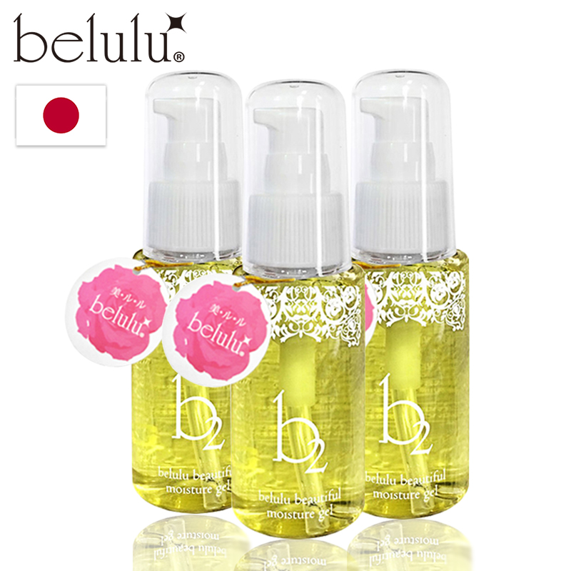 belulu日本直邮美容仪专用导入液b2保湿啫喱补水嫩肤凝胶50gX3瓶