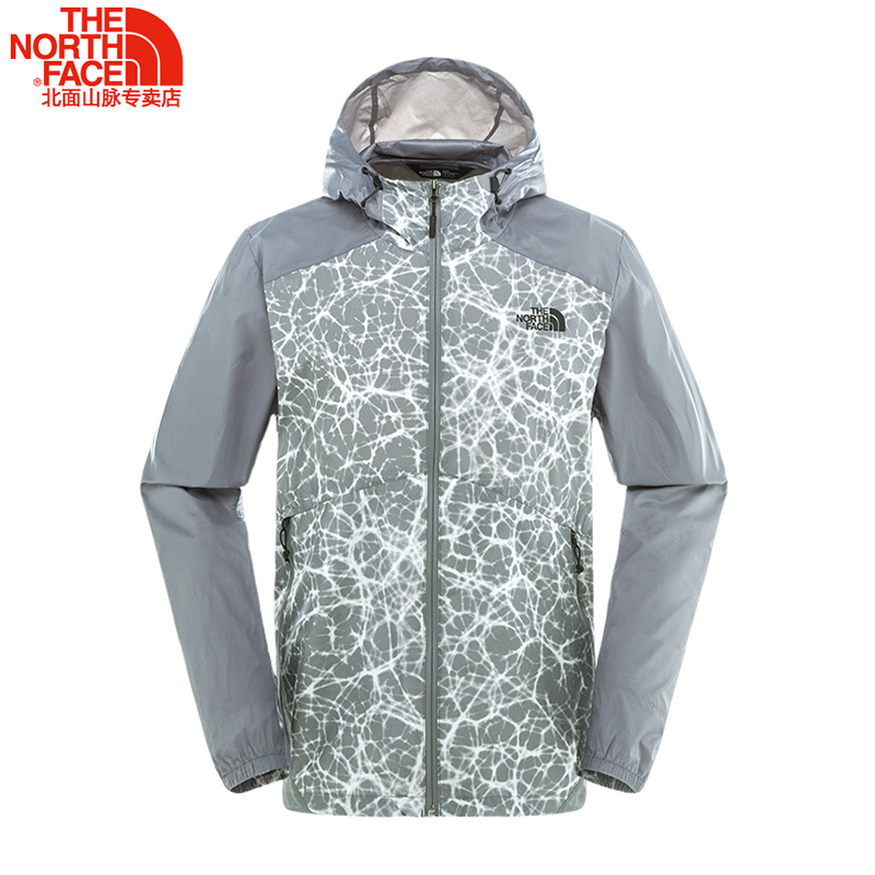 TheNorthFace/北面男式户外夏季轻薄防风可打包防晒服皮肤衣2SLP