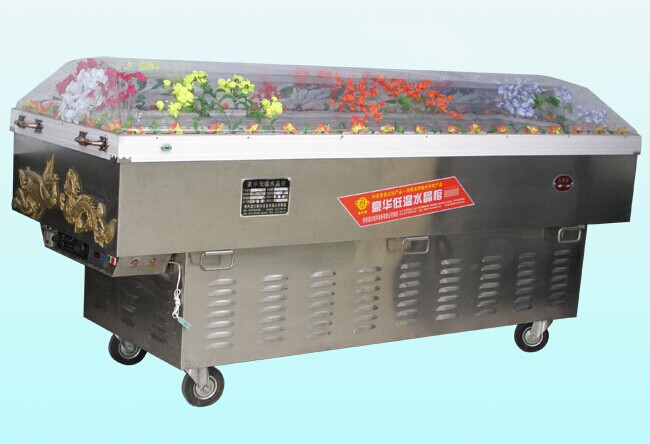 Dell Luxury Crystal Coffin Ice Coffin Crystal Coffin Refrigerated Coffin Ice Bed Funeral Supplies DP-5