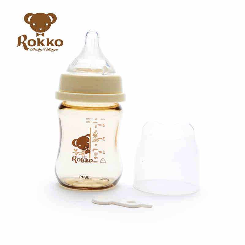ROKKO PPSU奶瓶宽口径婴儿奶瓶宝宝奶瓶新生儿喝水杯270ml/130ml