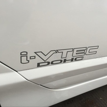 Suitable for i-VTEC DOHC Civic New Fit JED Car Fender Stickers Side door Stickers