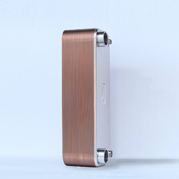 20 HP Dual System Air Conditioning Chiller Oil Chiller Brazed Plate Freon and Water Evaporator Condenser