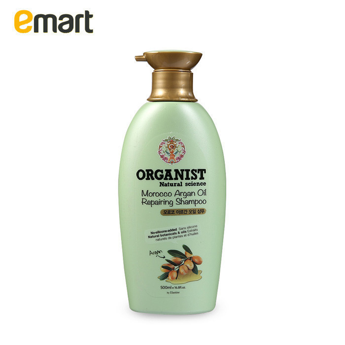EMART海外LG生活健康ORGANIST正品滋润保湿洗发水500ml无硅油