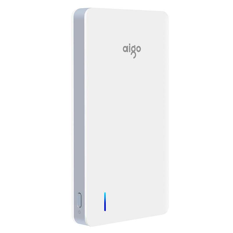 aigo 爱国者移动电源TD200 20000mAh 白色灰边