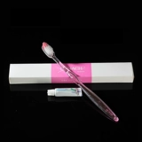 Одноразовая зубная щетка для отеля, зубная паста, комнатный комплект, оптовые продажи