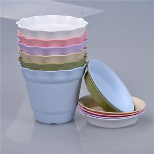 秒杀 罗马花盆 塑料花盆 树脂花盆 彩色花盆 室内花盆 送底盘