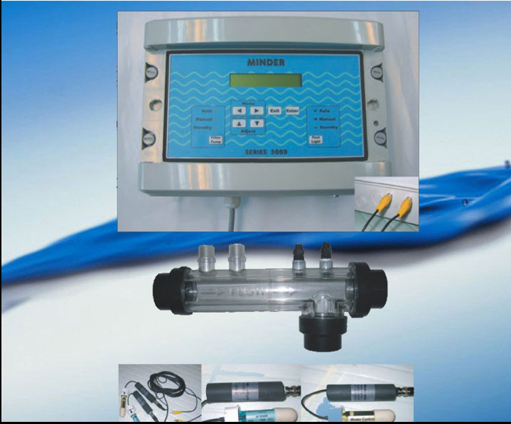 Swimming Pool Equipment Australia Radar MINDER 3000 Series Pool Water Quality Monitoring Equipment