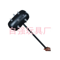 Childrens toy black with spines Wolf Tooth Hammer to sample to make inflatable hammer inflatable Large number toy hammer