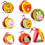 Orff nhạc cụ trẻ em bộ gõ gỗ phim hoạt hình castanets động vật tròn nhảy ban nhạc bé đồ chơi đồ chơi cho bé sơ sinh