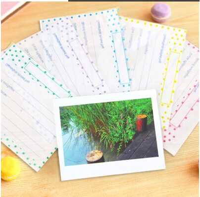 Fuji photographed wide wide paper protective bag Wide 5 inch photo paper wave point protection bag