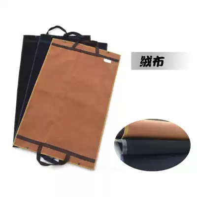 60*100 black flocked non-woven suit cover dust bag suit bag suit dust cover storage bag