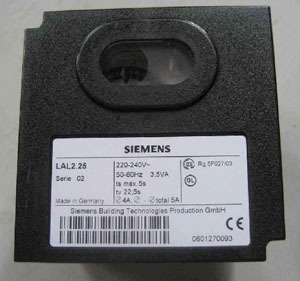 Siemens controller LAL2 25 combustion engine accessory burner program controller fuel boiler control box