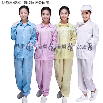 Anti-static two-piece suit overalls anti-static clothing dustproof clothing cleanroom garments painting work clothes cleanness clothing