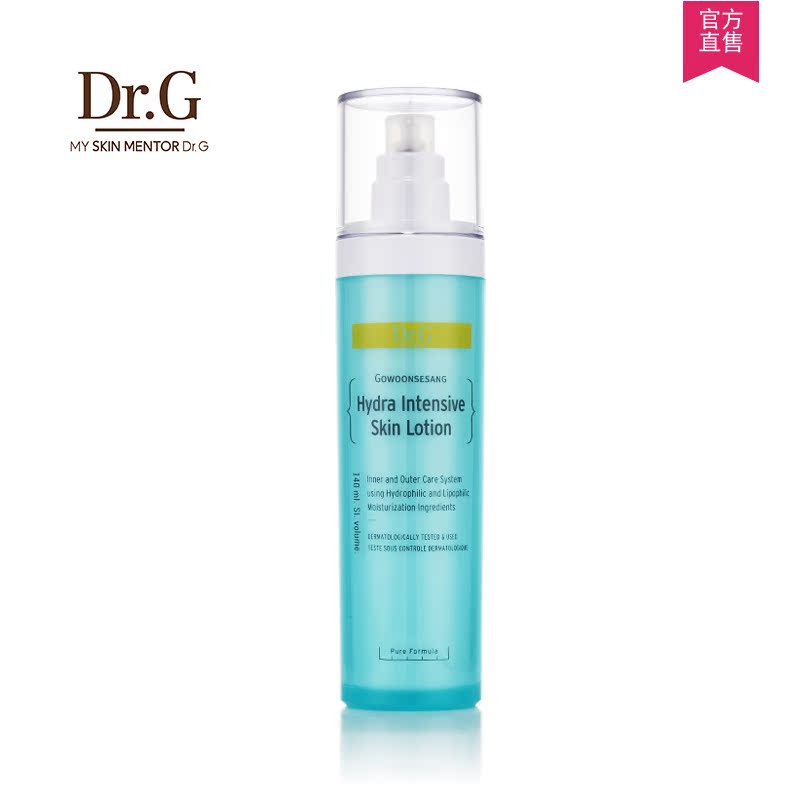 韩国Dr.G美丽世界水凝舒缓柔肤水140ML 保湿爽肤水化妆水 女 正品