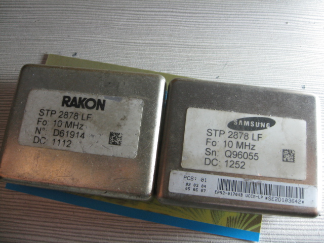 Disassembled parts OCXO STP2878LF 10MHz low phase noise aging high stable temperature crystal oscillator 5V sine wave