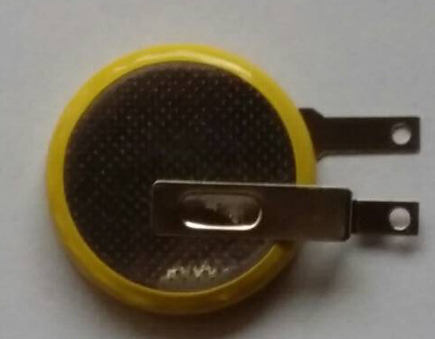 3V battery CR2032 2032 battery 180 degree with welding foot button BATTERY WELDING FOOT BATTERY