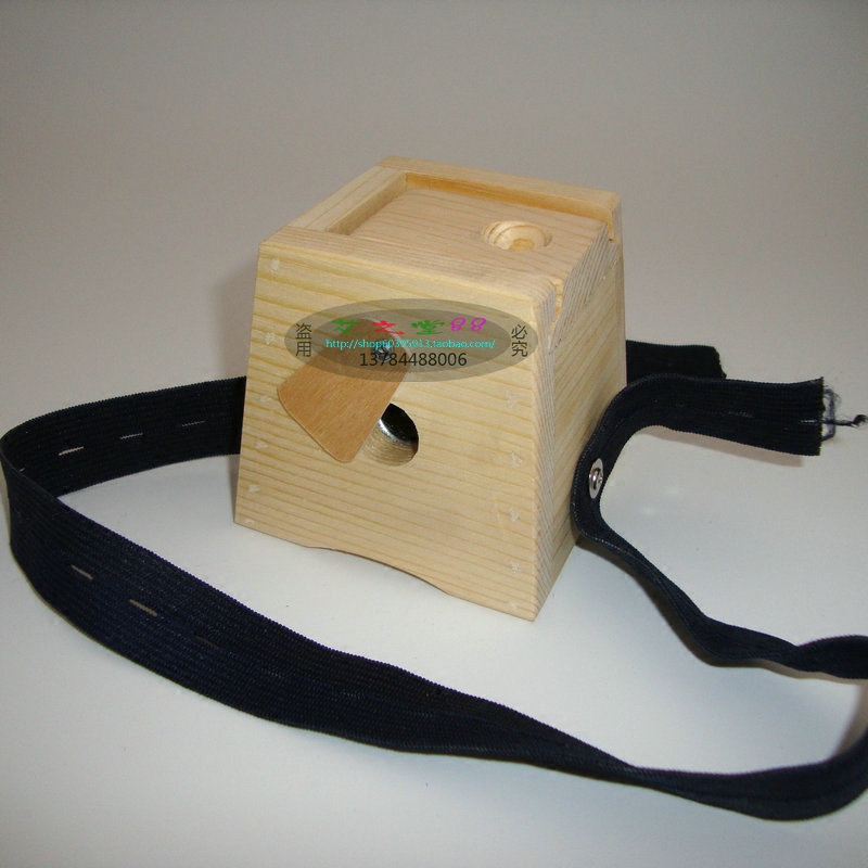 Pure handmade wooden portable moxibustion dragon pot warm moxibustion box moxibustion box can put moxa velvet moxa segment