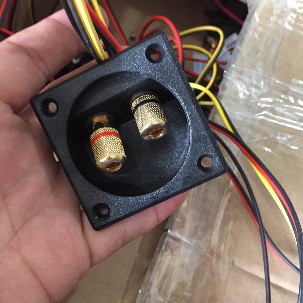 Landscape Two junction boxes Horn Wire Junction Board Full Copper Wiring Post With Gland Bush With Frequency Division Wiring