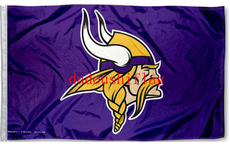 Аксессуар 外贸橄榄维京人旗帜nfl minnesota vikings nhl mlb