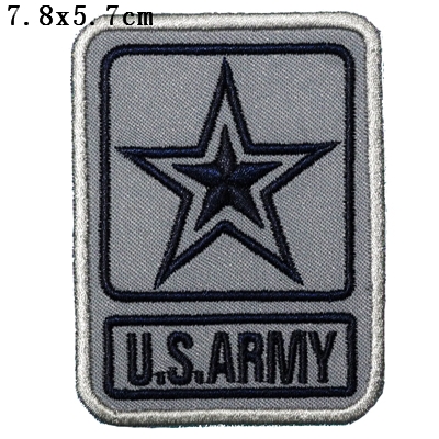 U.S. Army Armbands (Gray) Armbands Cloth Stickers Sleeve Stickers Cloth Labels Custom-made Velcro
