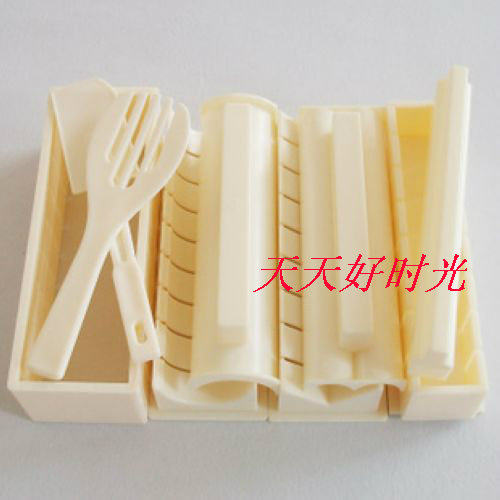 Sushi molds Purple Vegetable Wrap Meal Sea Tundish Tools Cuisine Materials Sushi Machine 10 pieces of cover