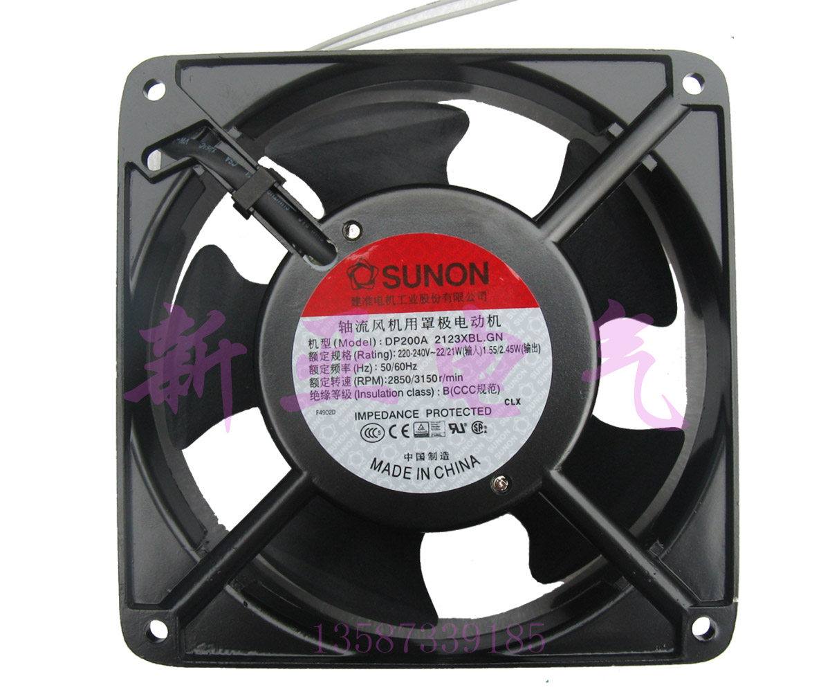 SUNON Taiwan DP200A 2123XBL GN 12CM fan 220V cooling fan bearing XBT