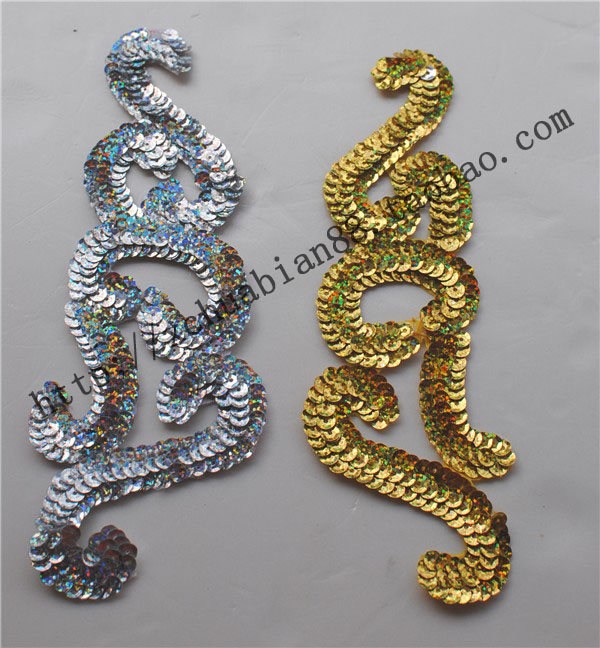 Stage Clothing Accessories Dance Headwear handmade sequin Flowers Thunder color sequin Flower 5 twist 5 yuan a pair