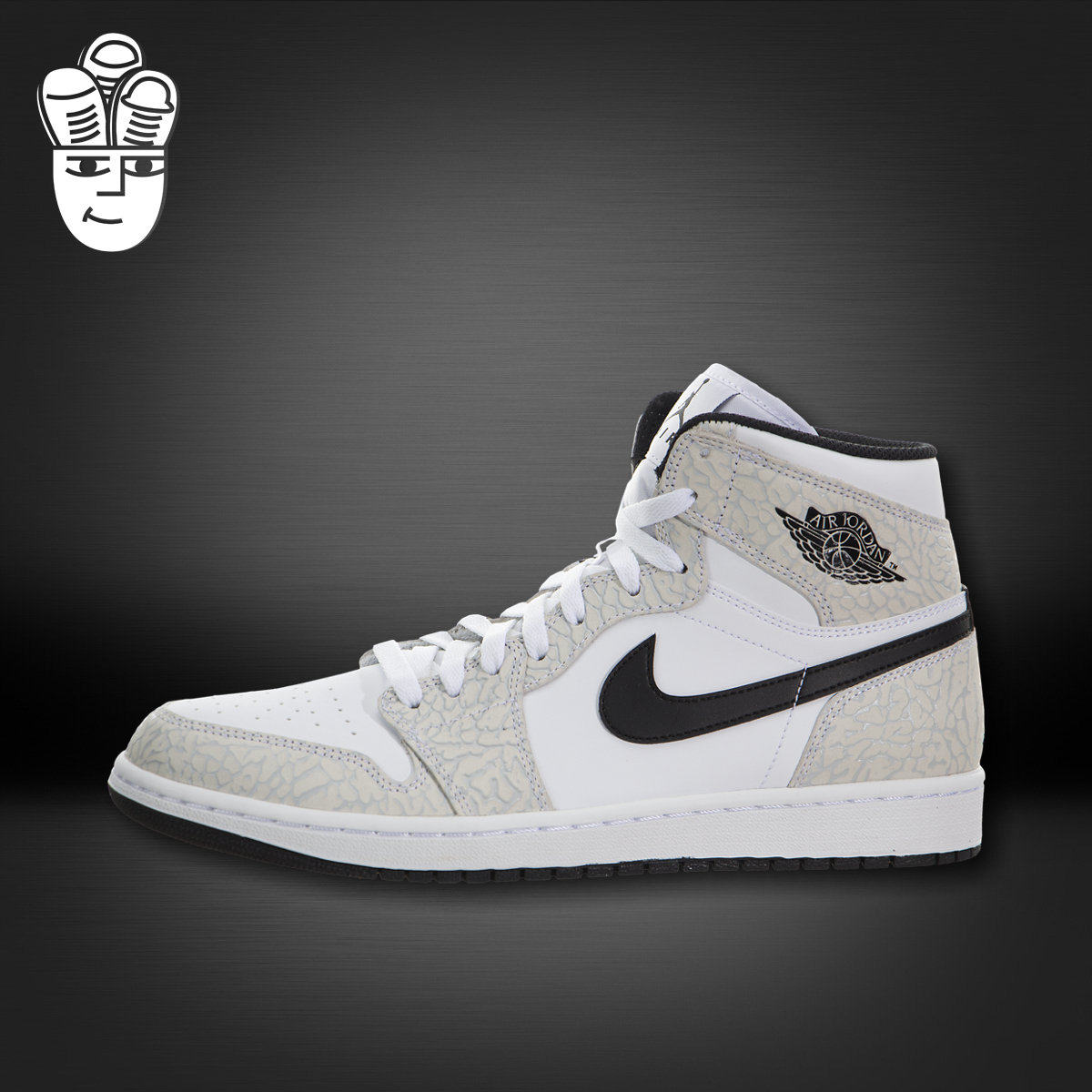 Air Jordan 1 Retro High AJ男鞋 时尚爆裂纹高帮板鞋 运动休闲鞋