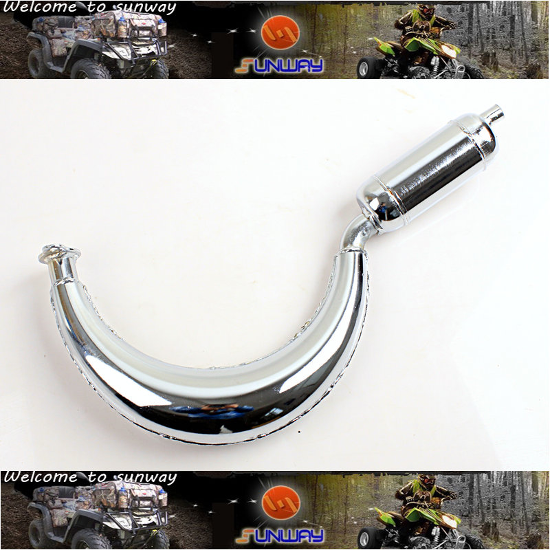 Locomotive Electric Bike Bike Retrofit Banana Shaped Silencers Exhaust Pipe Accessories