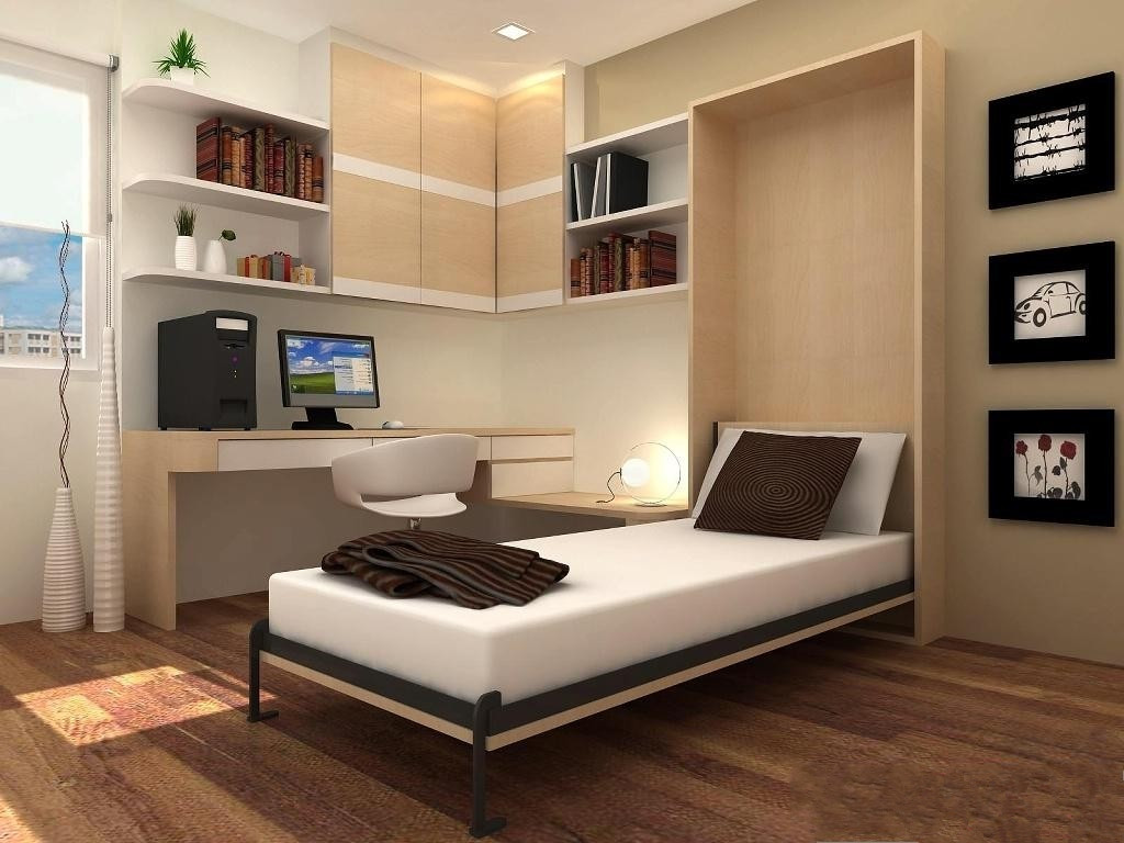 Set Up Wall Cabinet Bed Positive Turning Side Turning Bed Wall Bed Hidden Bed Murphy Bed Five Gold Accessories Wardrobe Bookcase Invisible Bed