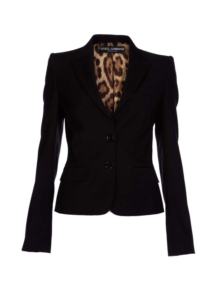 Dolce&Gabbana 黑色枪驳领西装外套