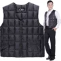 Áo vest cotton xuống vai nam vest nam cha trung và áo vest cotton cũ mùa đông - Áo thể thao áo thun lạnh nam adidas