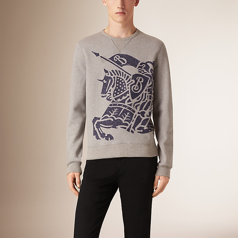 BURBERRY/博柏利双面两穿棉毛混纺运动衫 39953551