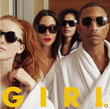 正版 菲董 Pharrell Williams菲瑞尔威廉姆斯 女孩Girl CD Happy