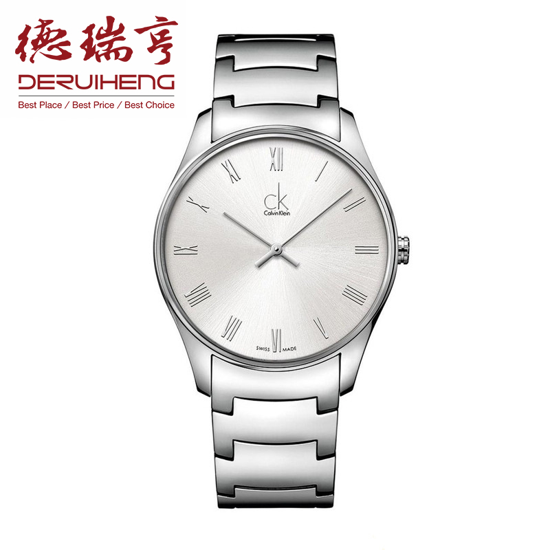 全球联保 瑞士CK时装表calvin klein时尚石英男表K4D2114Z钢带