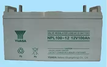 Guangdong Yuasa battery NPL100-12UPS uninterruptible power supply special original warranty for two years